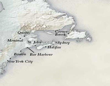 Montreal to New York Atlantic Provinces Silversea Cruises Silver Whisper Cruise