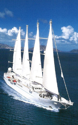 Luxury Cruises Windstar Cruises Sailing, Wind Spirit Calendar  2003-2004, Wind Star Calendar  2003-2004, Wind Surf Calendar  2003-2004