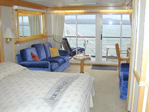 All Suite Cruises - Balcony, Veranda - Cunard Cruises, Cunard Caronia