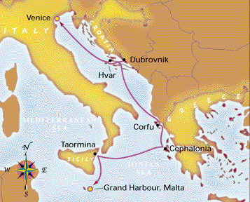 Cruise Mediterranean, Windstar Cruises, Wind Surf